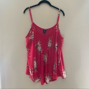 Torrid Floral Flowy Tank - Size 2